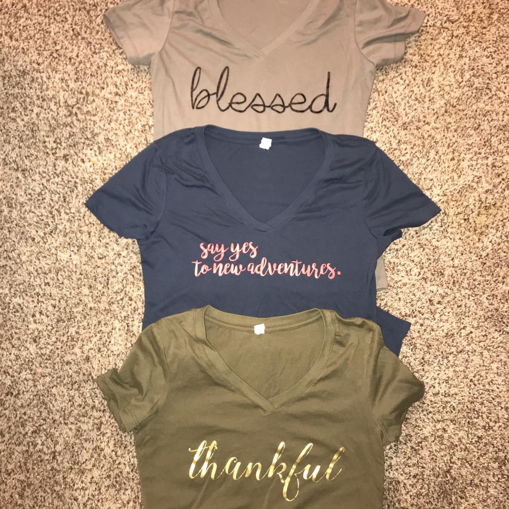 3 graphic tees